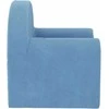 Vaikiška sofa-lova, mėlynos spalvos, minkštas pliušas