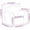 Vaikiška sofa, rožinės spalvos, minkštas pliušas