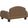 Vaikiška sofa, rudos spalvos, 50x40x30cm, audinys