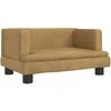 Vaikiška sofa, rudos spalvos, 60x40x30cm, aksomas