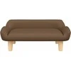 Vaikiška sofa, rudos spalvos, 70x40x24cm, audinys