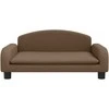 Vaikiška sofa, rudos spalvos, 70x45x30cm, audinys