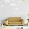 Vaikiška sofa, rudos spalvos, 70x45x33cm, aksomas
