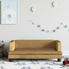 Vaikiška sofa, rudos spalvos, 80x45x30cm, aksomas