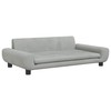 Vaikiška sofa, šviesiai pilkos spalvos, 100x54x33cm, aksomas