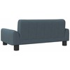 Vaikiška sofa, tamsiai pilkos spalvos, 70x45x30cm, audinys