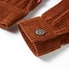 Vaikiška striukė, smėlio spalvos, velvetas, 92 dydžio