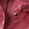 Vaikiška suknelė ilgomis rankovėmis, sendinta rožinė, velvetas,