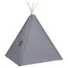 Vaikiška tipi palapinė, pilka, 120x120x150cm, persiko oda
