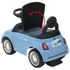 Vaikiškas automobilis Fiat 500, mėlynas