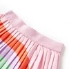 Vaikiškas klostuotas sijonas, šviesiai rožinės spalvos, 128 dydžio