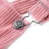 Vaikiškas kombinezonas-suknelė, šviesiai rožinis, velvetas, 104 dydžio