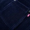 Vaikiškas kombinezonas-suknelė, tamsiai mėlynas, velvetas, 92 dydžio