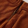 Vaikiškas sijonas su kišenėmis, smėlio spalvos, velvetas, 92 dydžio