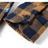 Vaikiški languoti marškiniai, smėlio ir mėlynos spalvos, 92 dydžio