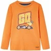 Vaikiški marškinėliai ilgomis rankovėmis, oranžiniai, 104 dydžio