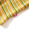 Vaikiški marškinėliai ilgomis rankovėmis, geltonai rudi, laisvu kaklu