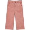Vaikiškos kelnės, sendintos rožinės spalvos, velvetas, 104 dydžio