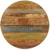 Valgomojo stalas, 100x100x75cm, perdirbta mediena, apskritas