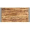 Valgomojo stalas, 120x60x75cm, neapdorota mango mediena