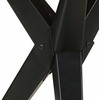Valgomojo stalas, 160x80x76cm, neapdorota mango mediena