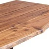 Valgomojo stalas, 170x90x75cm, akacijos medienos masyvas