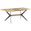 Valgomojo stalas, 180x90x76cm, mango medienos masyvas