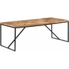 Valgomojo stalas, 200x90x76cm, akacija ir mango mediena