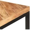 Valgomojo stalas, 200x90x76cm, akacija ir mango mediena