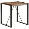 Valgomojo stalas, 70x70x75cm, perdirbtos medienos masyvas