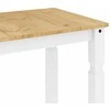 Valgomojo stalas Corona, baltas, 112x60x75cm, pušies masyvas