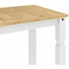 Valgomojo stalas Corona, baltas, 180x90x75cm, pušies masyvas