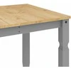 Valgomojo stalas Corona, pilkas, 160x80x75cm, pušies masyvas