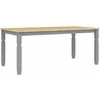 Valgomojo stalas Corona, pilkas, 180x90x75cm, pušies masyvas