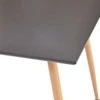 Valgomojo stalas, pilkos ir ąžuolo spalvos, 80,5x80,5x73cm, MDF