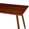 Valgomojo stalas, rudos spalvos, 120x60x74cm, MDF