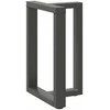 Valgomojo stalo kojos, T formos, 2 vnt., antracito spalvos, 50x35x(72-73) cm, plienas