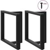 Valgomojo stalo kojelės, T formos, 2 vnt., 70x35x(72-73) cm