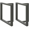 Valgomojo stalo kojelės, T formos, 2 vnt., 100x35x(72-73) cm