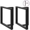 Valgomojo stalo kojelės, T formos, 2 vnt., 100x35x(72-73) cm