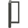 Valgomojo stalo kojos, 2 vnt., antracito spalvos, 90x35x(72-73) cm, plienas