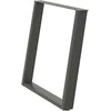 Valgomojo stalo kojelės, U formos, 2 vnt., 70x(72-73)cm