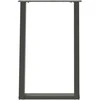 Valgomojo stalo kojelės, U formos, 2 vnt., 60x(72-73)cm