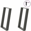 Valgomojo stalo kojelės, U formos, 2 vnt., 60x(72-73)cm