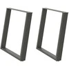 Valgomojo stalo kojelės, U formos, 2 vnt., 80x(72-73)cm
