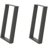 Valgomojo stalo kojelės, U formos, 2 vnt., 60x(72-73)cm