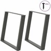 Valgomojo stalo kojelės, U formos, 2 vnt., 90x(72-73)cm