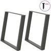 Valgomojo stalo kojelės, U formos, 2 vnt., 100x(72-73) cm