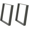 Valgomojo stalo kojelės, U formos, 2 vnt., 70x(72-73)cm