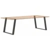 Valgomojo stalo kojelės, U formos, 2 vnt., 100x(72-73) cm
